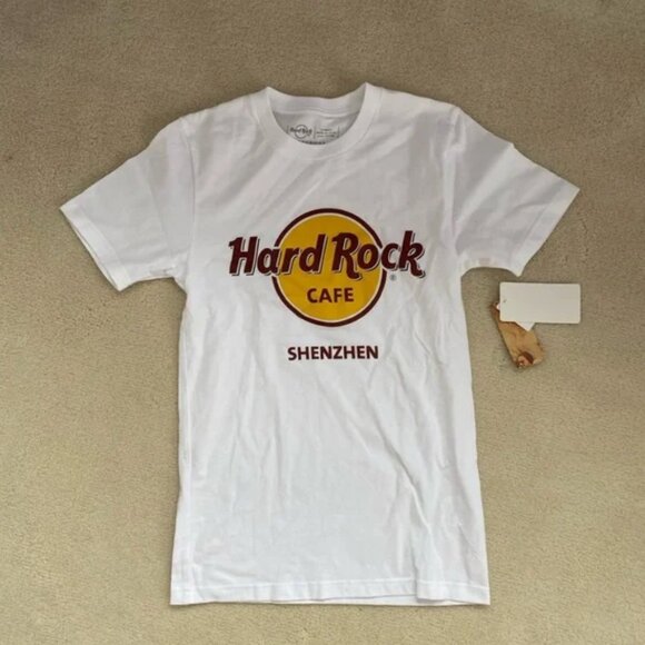 Hard Rock Cafe Shenzhen White T-Shirt - Picture 2 of 4